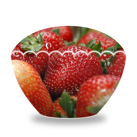 Erdbeeren im froyo-Becher